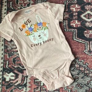 Love Every Bunny Boho Bunny Onesie. Size 18-24 M. Old Navy Brand.